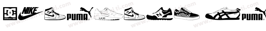 Sneakers Max 200 Bold Oblique字体转换